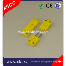 MICC miniatura industrial tipo K enchufe de termopar